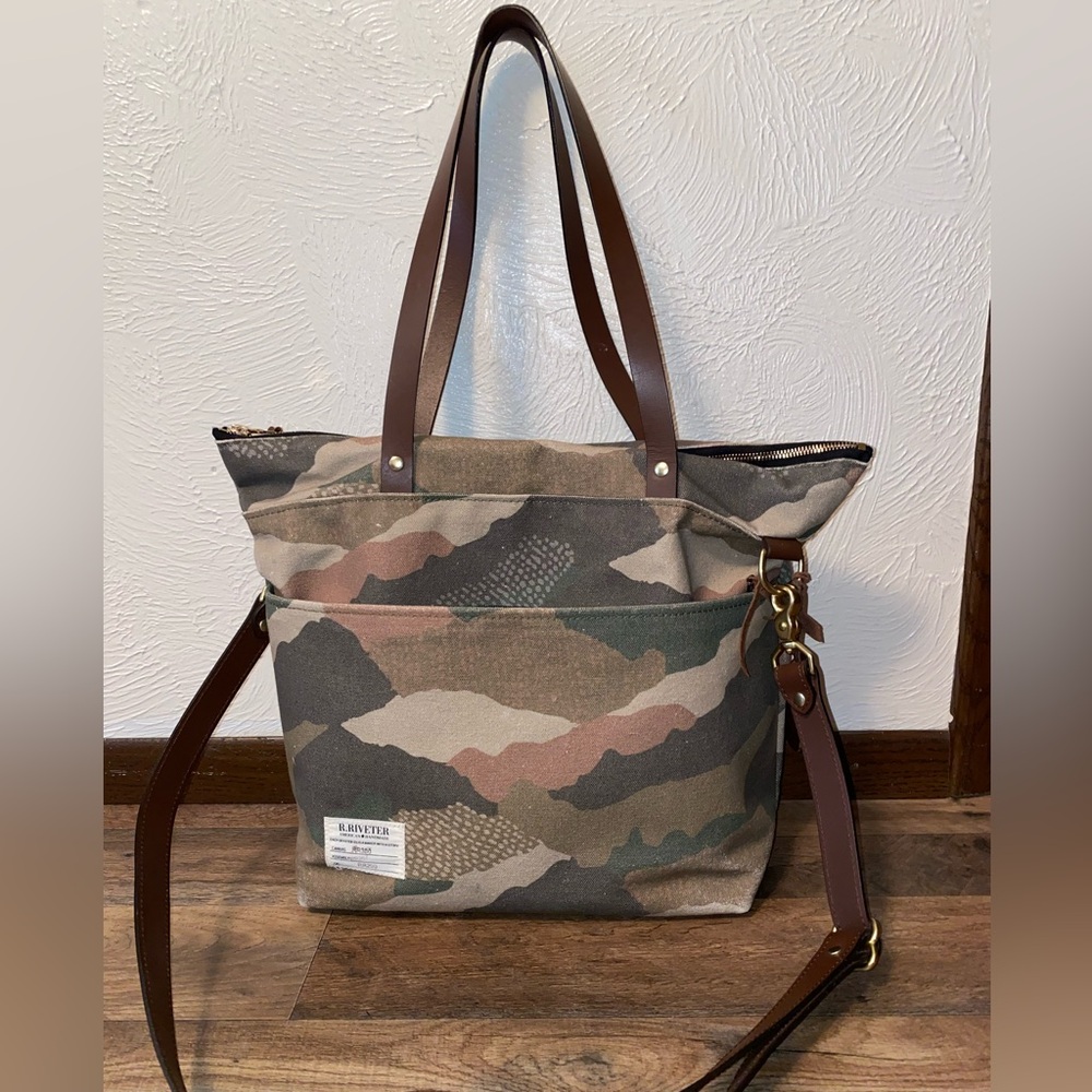 R. Riveter Large Camo Tote